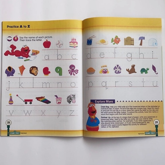 Sesame Street alphabet Bert & Ernie workbook - Picture 6 of 9
